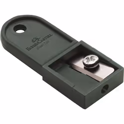 Faber-Castell 184100, Taille crayon manuel, Vert, Métallique, Plastique