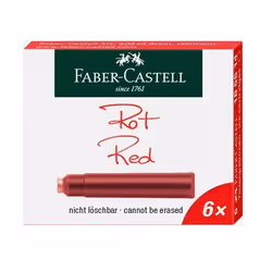 Faber-Castell 185514, Rouge, Rouge, Stylo-plume, Allemagne, 6 pièce(s)