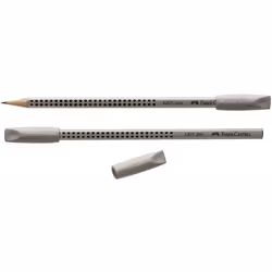 Faber-Castell 187000 gomme à effacer Gris 2 pièce(s)