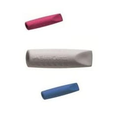 Faber-Castell 187001 gomme à effacer Bleu, Gris 2 pièce(s)