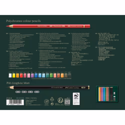 Faber-Castell Polychromos & Pitt Graphite Matt Set Multicolore 21 pièce(s)