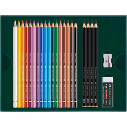 Faber-Castell Polychromos & Pitt Graphite Matt Set Multicolore 21 pièce(s)