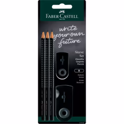 Faber-Castell 217059, B, Noir, Loisir, École, Ampoule, 3 pièce(s)