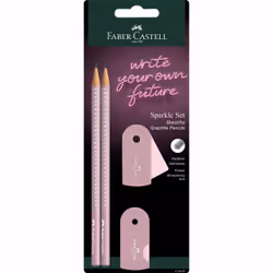 Faber-Castell 218480, Multicolore, Rose, Triangulaire, Allemagne, Blister, 2 pièce(s)