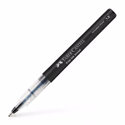Faber-Castell 348399, Stylo à bille, Noir, Transparent, Noir, 1,5 mm, Bold, 1 pièce(s)