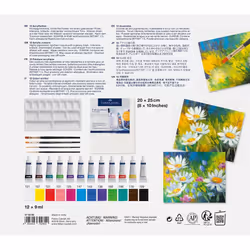 Faber-Castell Creative Studio Acrylic Painting Set kit de dessin 18 pièce(s)