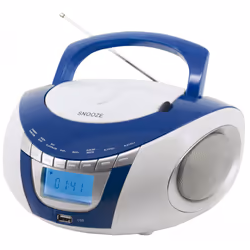 Soundmaster SCD3850BL, Numérique, AM, FM, CD, CD-R, CD-RW, Intro, Aléatoire, Répéter, Bleu, Bleu