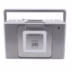 Soundmaster BCD480 Système stéréo portable Analogique FM, PLL Argent Lecture de MP3