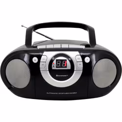 Soundmaster SCD5100SW Système stéréo portable Analogique 1 W FM Noir Lecture de MP3