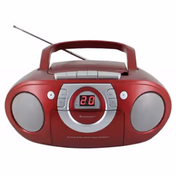 Soundmaster SCD5100RO Système stéréo portable Gris, Rouge