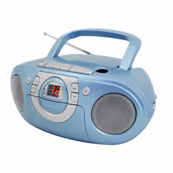 Soundmaster SCD5100BL, Analogique, FM, 87,5 - 108 MHz, Lecteur, CD, CD-R, CD-RW, Normal, Répéter tous, Répéter un