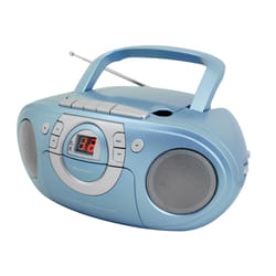Soundmaster SCD5100BL Système stéréo portable Analogique 1 W FM Bleu Lecture de MP3