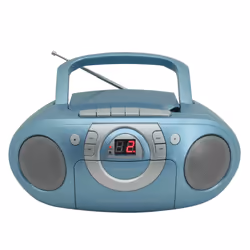 Soundmaster SCD5100BL Système stéréo portable Analogique 1 W FM Bleu Lecture de MP3