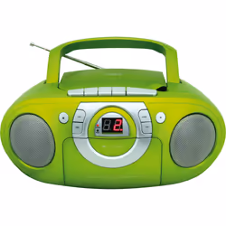 Soundmaster SCD5100GR Système stéréo portable Analogique 1 W FM Vert Lecture de MP3