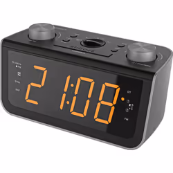 Soundmaster FUR5005, Horloge, Numérique, FM, PLL, LED, 4,57 cm (1.8"), Noir