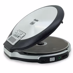 Soundmaster CD9220 Lecteur de CD Lecteur CD personnel Noir, Acier inoxydable