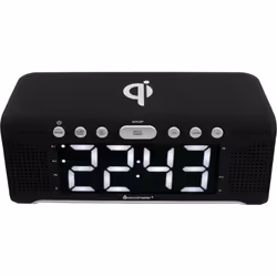 Soundmaster UR800SW Radio portable Horloge Analogique Noir