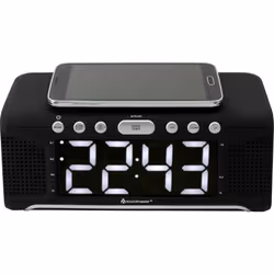 Soundmaster UR800SW Radio portable Horloge Analogique Noir