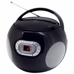 Soundmaster SCD2120, 1,33 kg, Noir, Lecteur CD portable