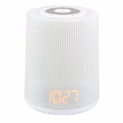 Soundmaster UR230, Horloge, Numérique, FM, LED, Monochrome, Blanc