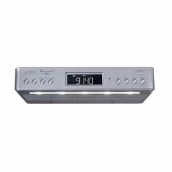 Soundmaster UR2045SI, Personnel, Analogique et numérique, DAB+, FM, 10 W, 10 m, Argent
