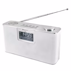 Soundmaster DAB700WE, Personnel, Analogique et numérique, DAB+, FM, 12 W, LCD, 7,37 cm (2.9")