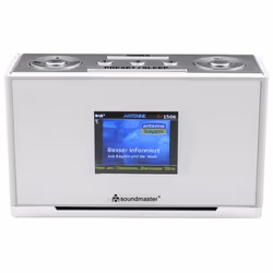 Soundmaster UR240WE Radio portable Numérique Blanc