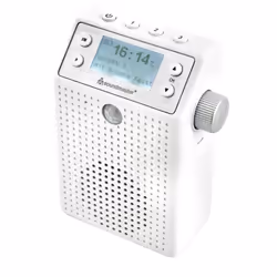 Soundmaster DAB60WE, Portable, Numérique, DAB+, FM, 3 W, Bleu, Blanc