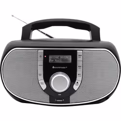 Soundmaster SCD1700SW lecteur/enregistreur cassettes Lecteur de cassette portable Noir, Gris - Vue supplémentaire 2