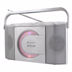Soundmaster RCD1755SI Système stéréo portable Analogique UKW Argent Lecture de MP3 - Vue supplémentaire 4