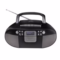 Soundmaster SCD7800 Analogique et numérique 3 W DAB+, FM Noir Lecture de MP3