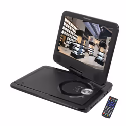 Soundmaster PDB1910SW, Lecteur DVD portable, Convertible, Noir, CD audio, CD vidéo, DVD audio, DVD, MP3, VCD, CD, CD-R, CD-RW ...