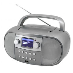 Soundmaster SCD7600TI Système stéréo portable Analogique et numérique 4 W DAB+, FM Titane Lecture de MP3
