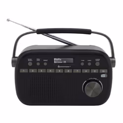 Soundmaster DAB280 Portable Analogique et numérique Noir