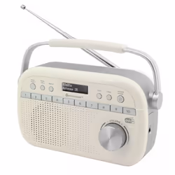 Soundmaster DAB280BE, Portable, Analogique et numérique, DAB+, FM, 1,2 W, Beige, Alcaline