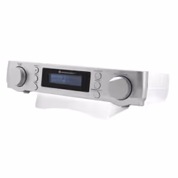 Soundmaster UR2022SI, Horloge, Numérique, DAB+, FM, 1 W, LCD, Argent