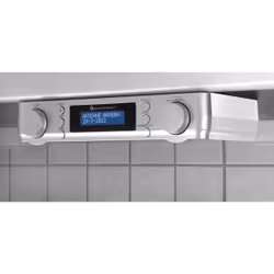 Soundmaster UR2022SI Radio portable Horloge Numérique Argent