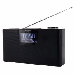 Soundmaster DAB700SW Radio portable Personnel Analogique et numérique Noir - Vue supplémentaire 5
