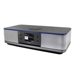 Soundmaster ICD2023SW Système stéréo portable Numérique 15 W DAB+, FM, PLL Gris, Argent Lecture de MP3