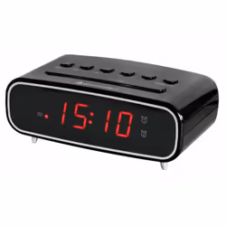 Soundmaster UR111SW, Réveil numérique, FM, PLL, LED, Batterie DC, CR2032, 5 V