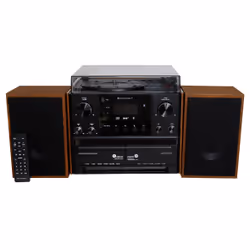 Soundmaster MCD5600BR ensemble audio pour la maison 10 W Noir, Bois