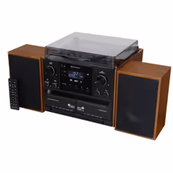 Soundmaster MCD5600BR ensemble audio pour la maison 10 W Noir, Bois - Vue supplémentaire 4