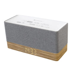 Soundmaster UR630WE Radio portable Horloge Gris, Blanc