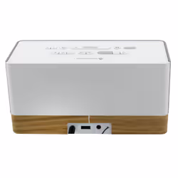 Soundmaster UR630WE Radio portable Horloge Gris, Blanc - Vue supplémentaire 4