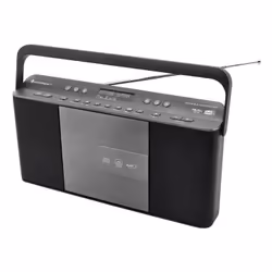 Soundmaster RCD1870SW, Portable, Analogique et numérique, DAB+, FM, 2 W, 3,5 mm, Noir, Gris