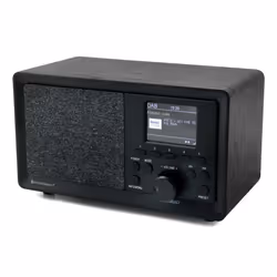 Soundmaster DAB350SW, Portable, Analogique et numérique, DAB+, FM, 7 W, 6,1 cm (2.4"), Noir