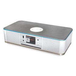 Soundmaster ICD2023WE Radio portable Internet Analogique et numérique Argent