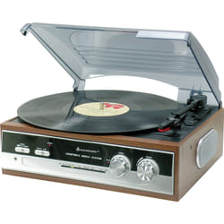 Soundmaster PL 186 Aluminium, Transparent