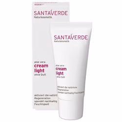 Santaverde Cream Light Fragrance Free Crème de jour Decollete, Visage, Cou 30 ml