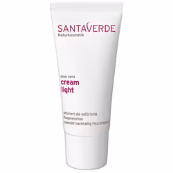 Santaverde Cream Light, Crème de jour, Femmes, Peau mixte, Peau normale, Peau grasse, Decollete, Visage, Cou, Calmant, Élasti ...